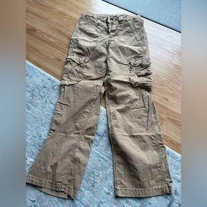 Womens Cargo Pants in Tan